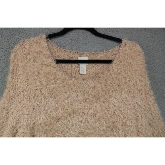 Chico's Half Sleeve Pullover Sweater-Size 3P or XL/Petite-Soft - Picture 2 of 7